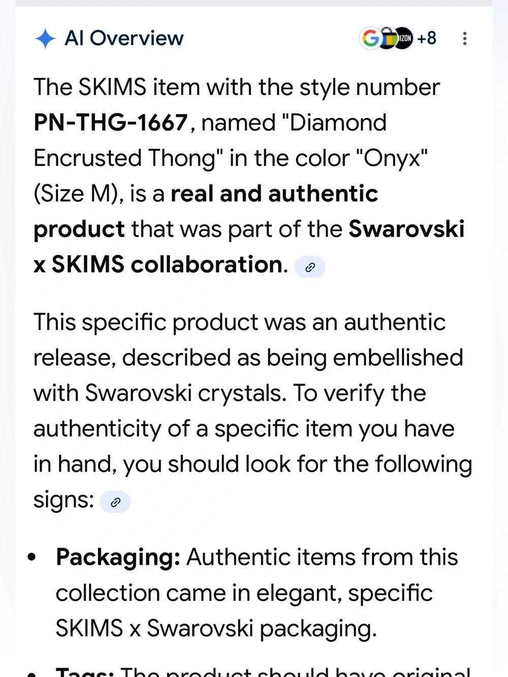 NWT SKIMS “Diamond Encrusted” Limited Edition Swarovski Crystal Bikini W/Box